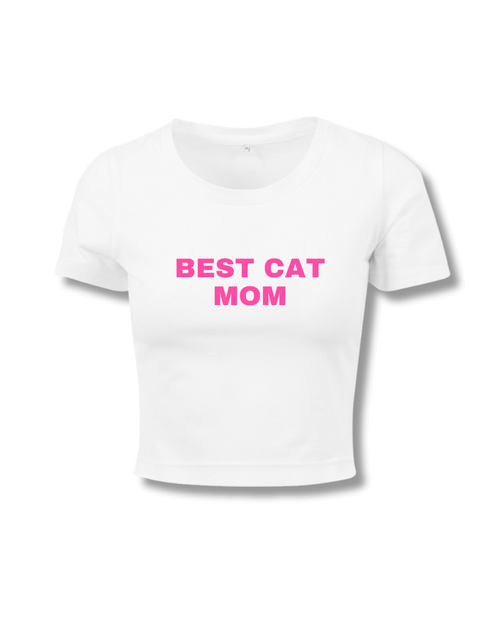 BOX BEST CAT MOM BLANC