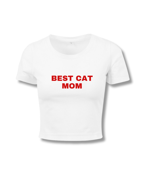 BOX BEST CAT MOM BLANC