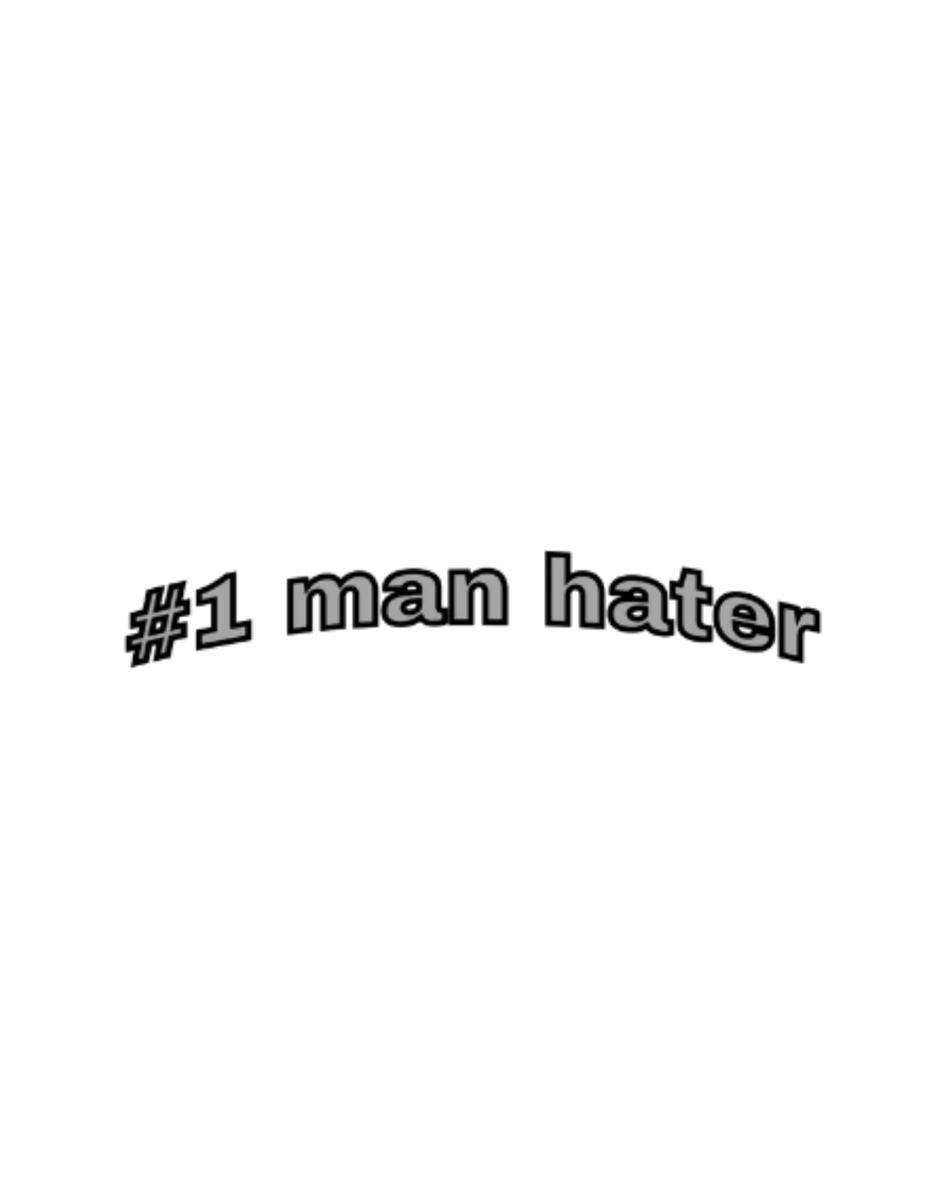 VISUELS #1 MAN HATER