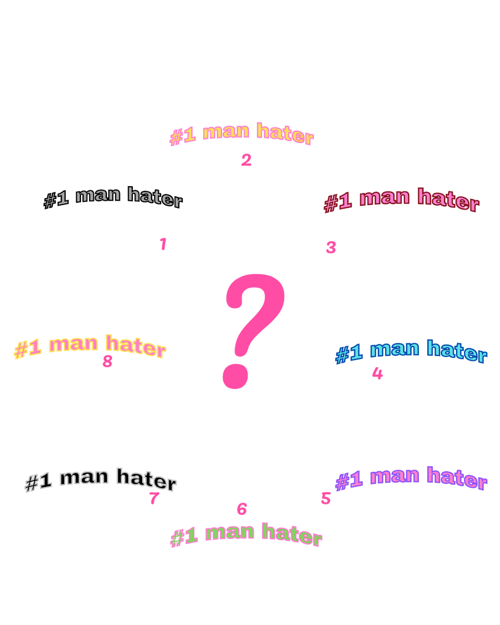 VISUELS #1 MAN HATER