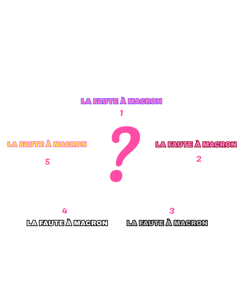 VISUELS LA FAUTE À MACRON