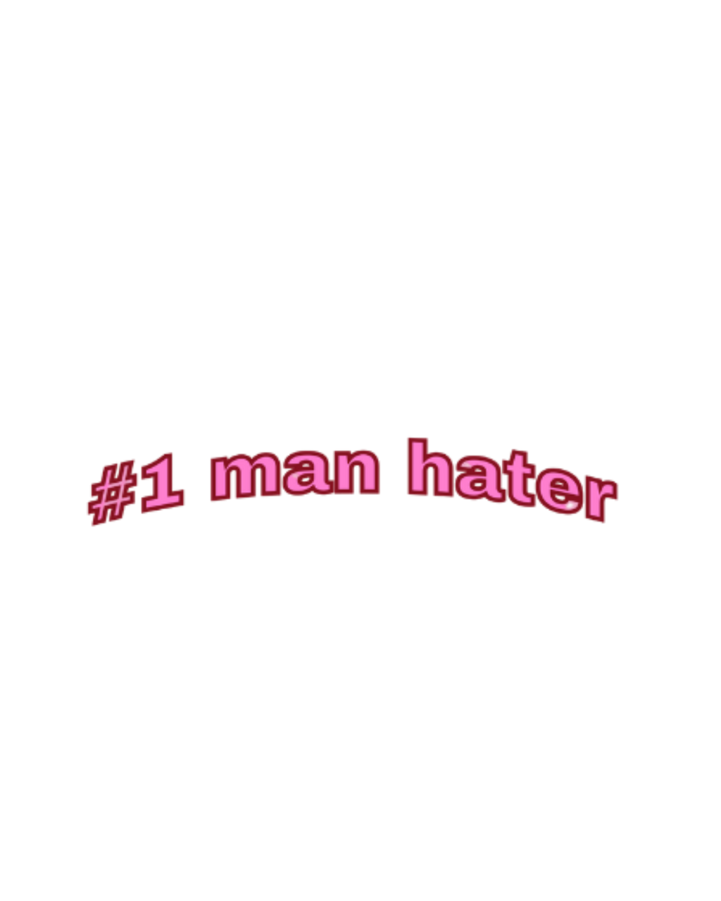 VISUELS #1 MAN HATER