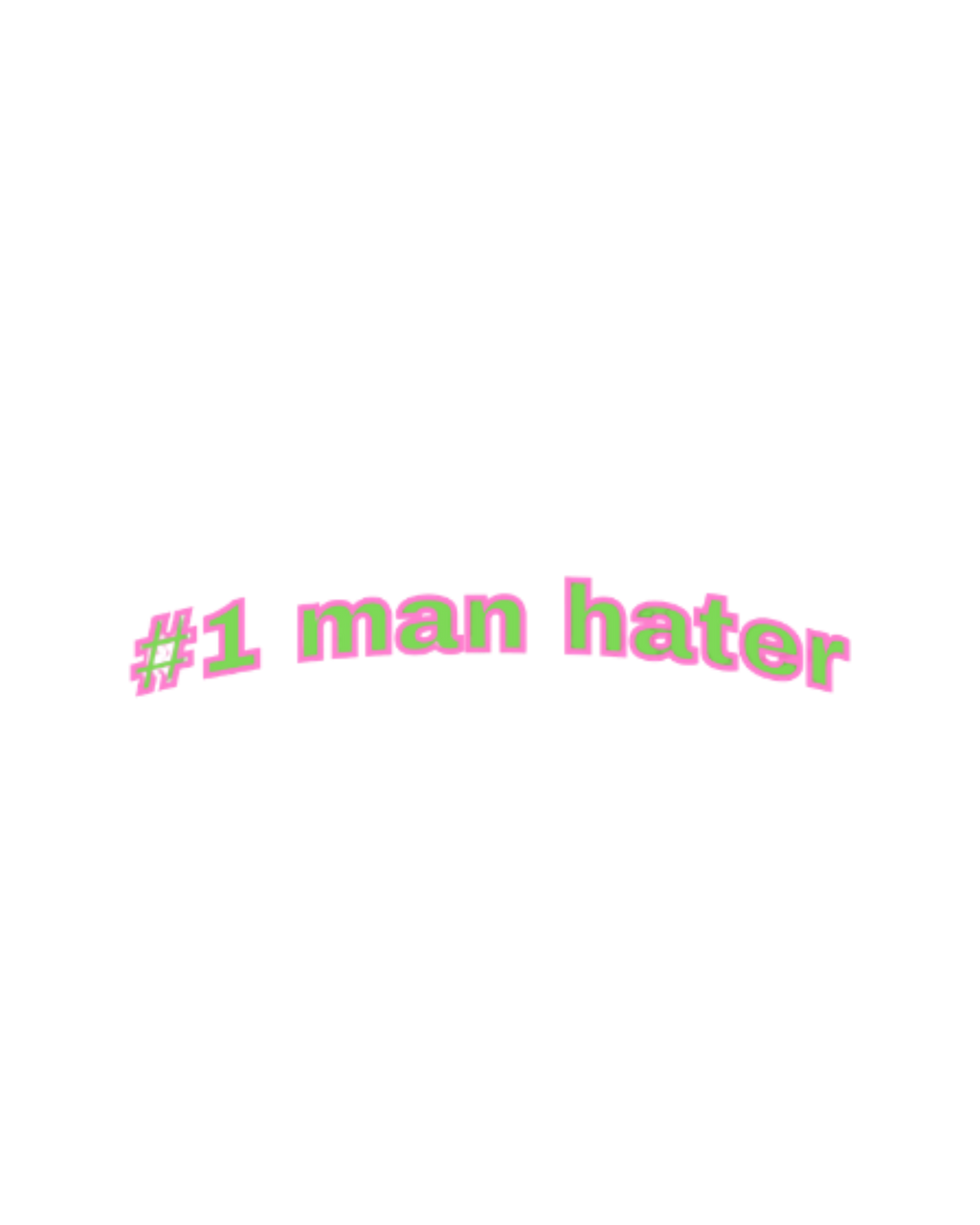 VISUELS #1 MAN HATER