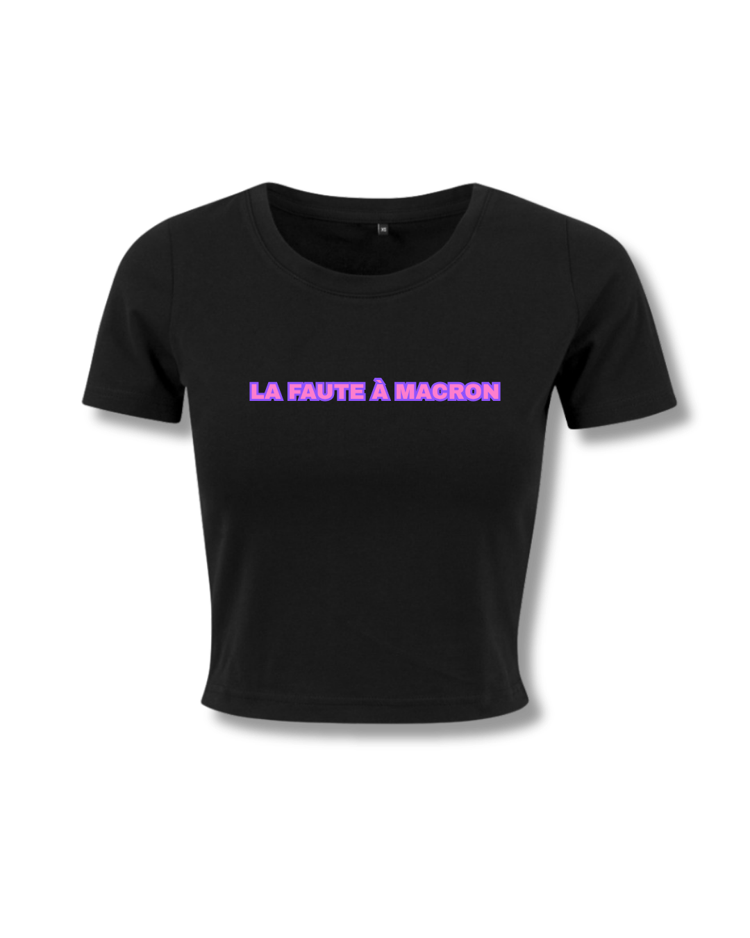 BOX LA FAUTE À MACRON NOIR