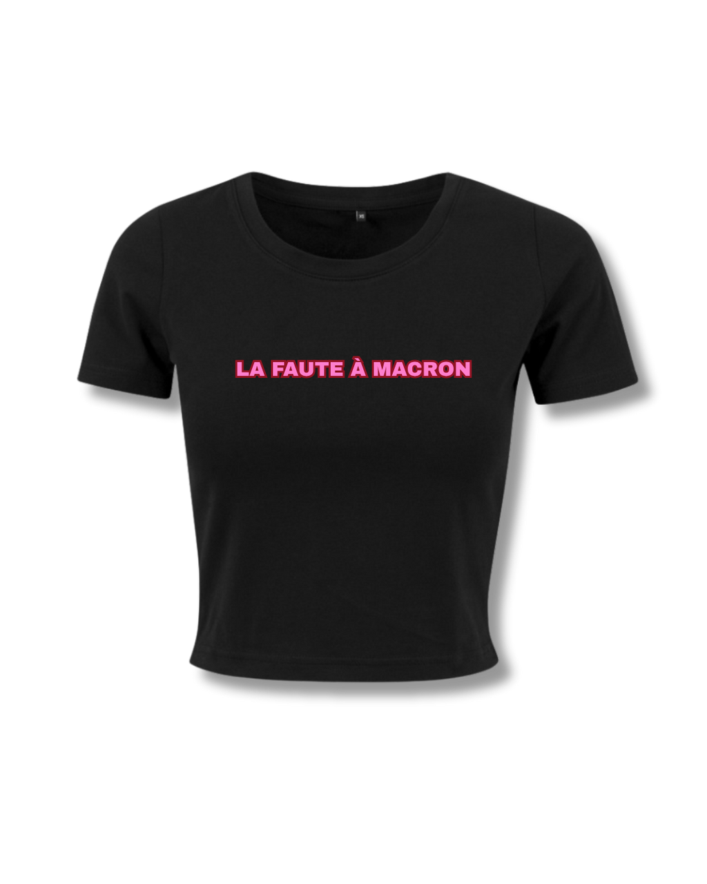 BOX LA FAUTE À MACRON NOIR