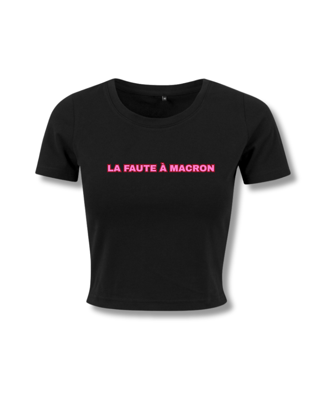 BOX LA FAUTE À MACRON NOIR