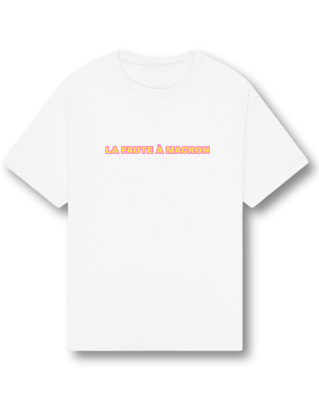 BOX LA FAUTE À MACRON BLANC