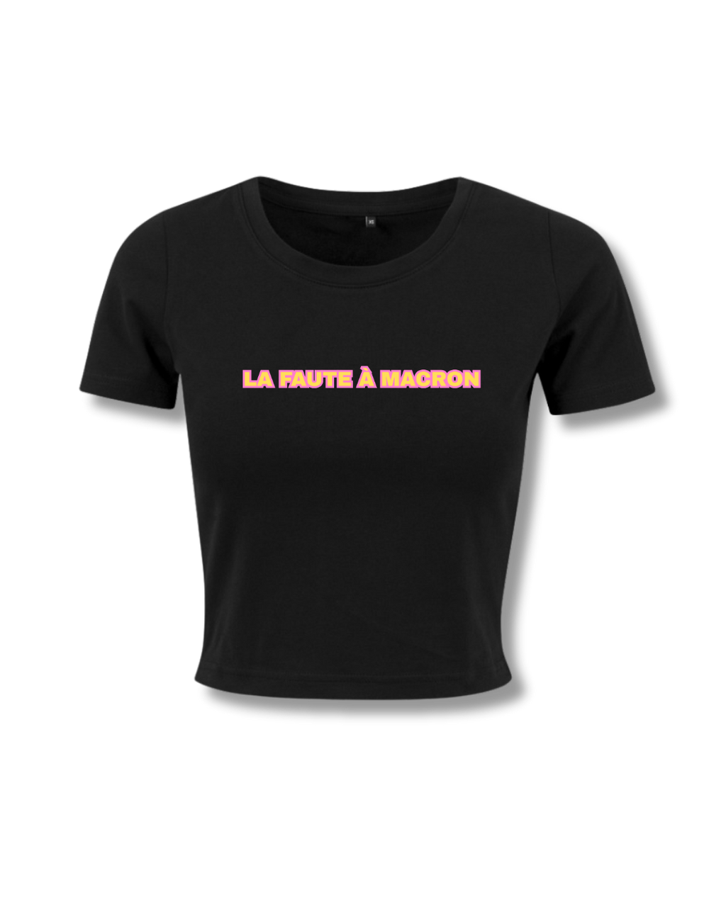 BOX LA FAUTE À MACRON NOIR