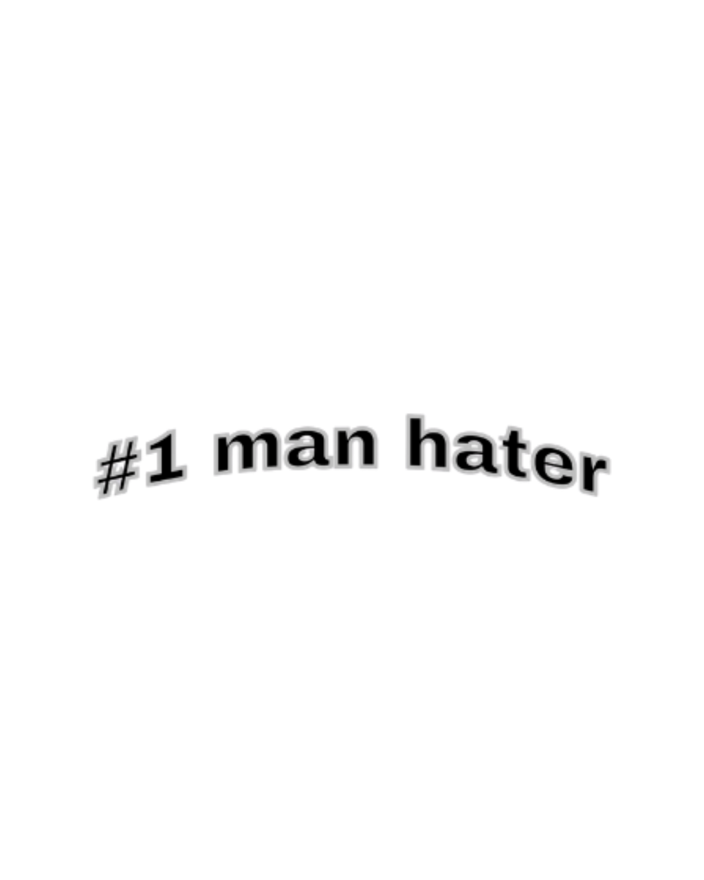 VISUELS #1 MAN HATER