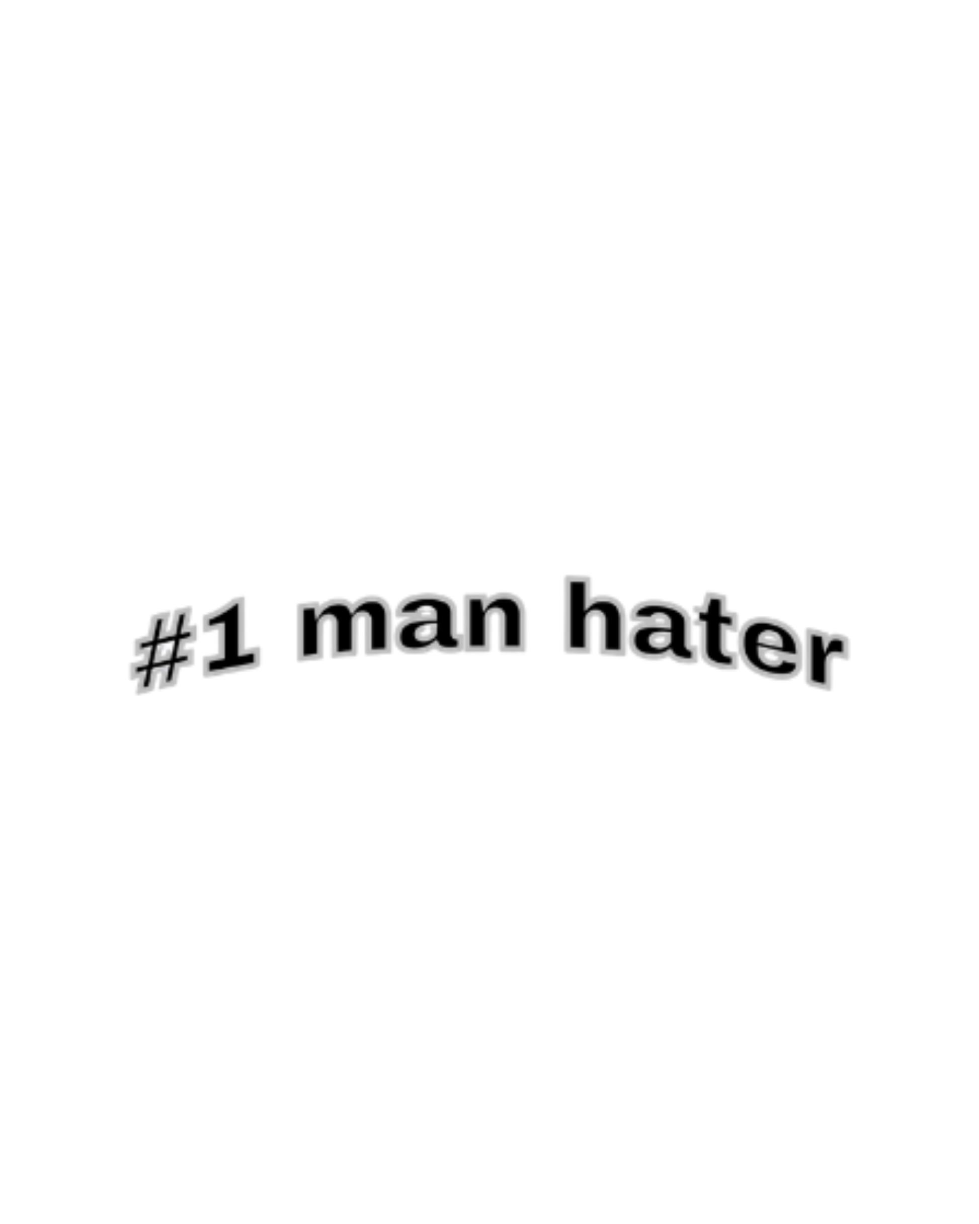 VISUELS #1 MAN HATER