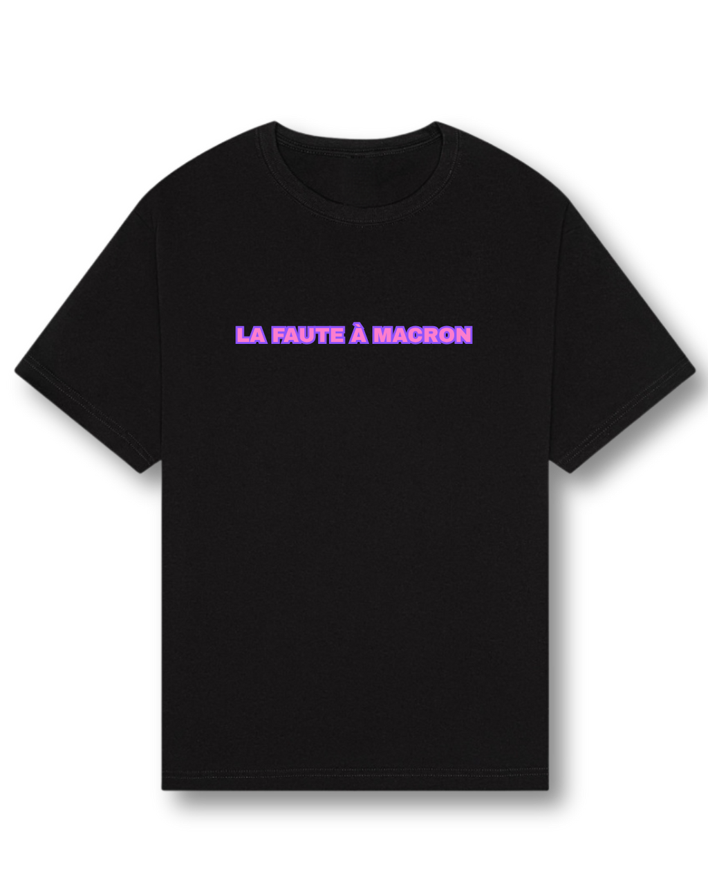 BOX LA FAUTE À MACRON NOIR