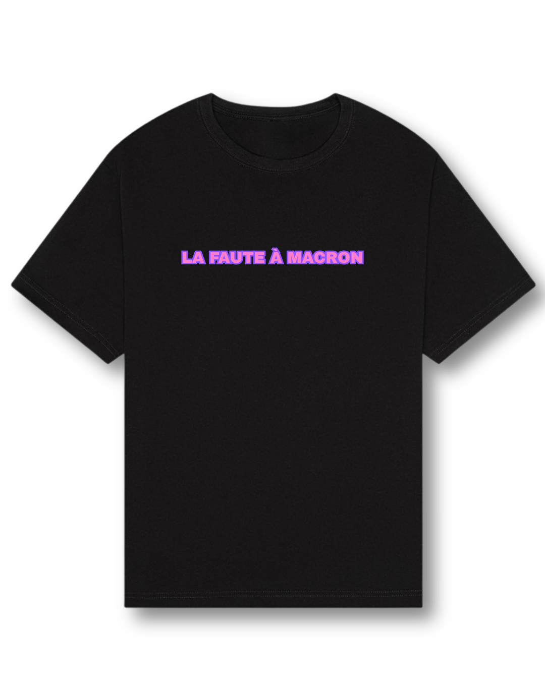 BOX LA FAUTE À MACRON NOIR