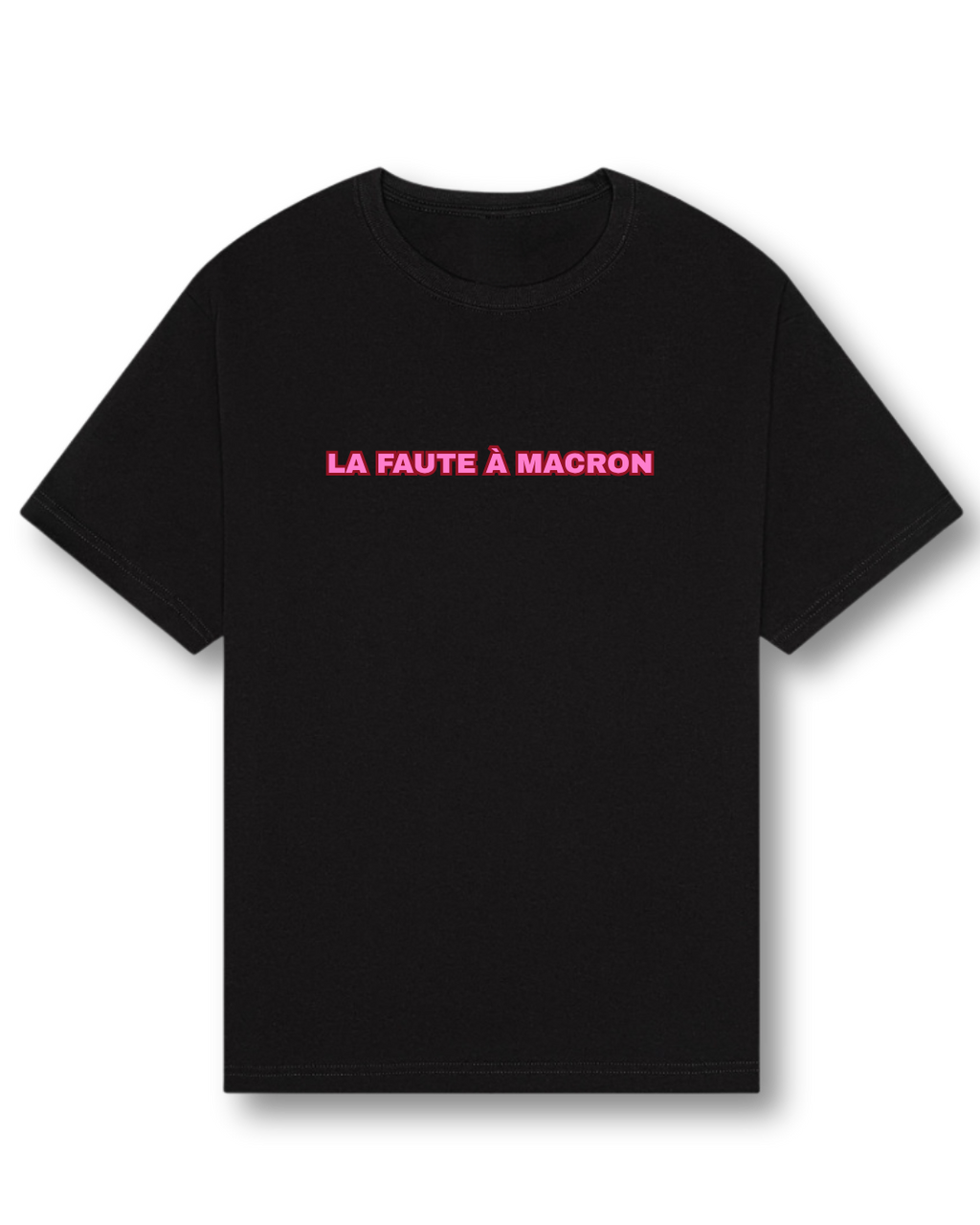 BOX LA FAUTE À MACRON NOIR