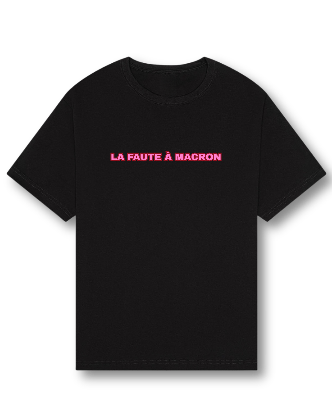 BOX LA FAUTE À MACRON NOIR