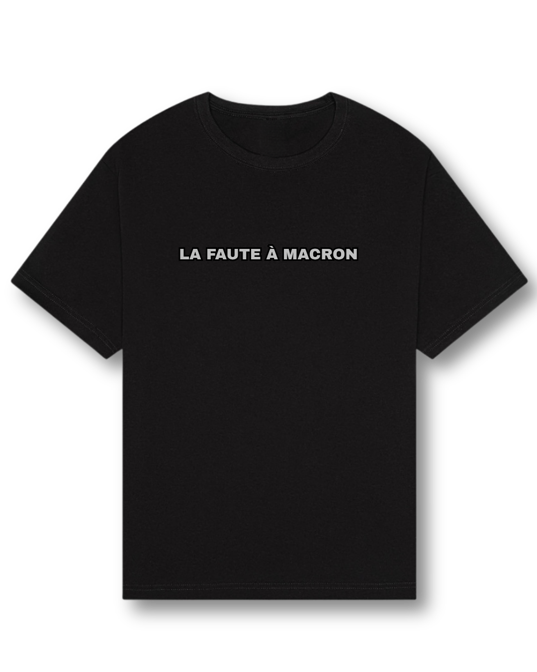 BOX LA FAUTE À MACRON NOIR