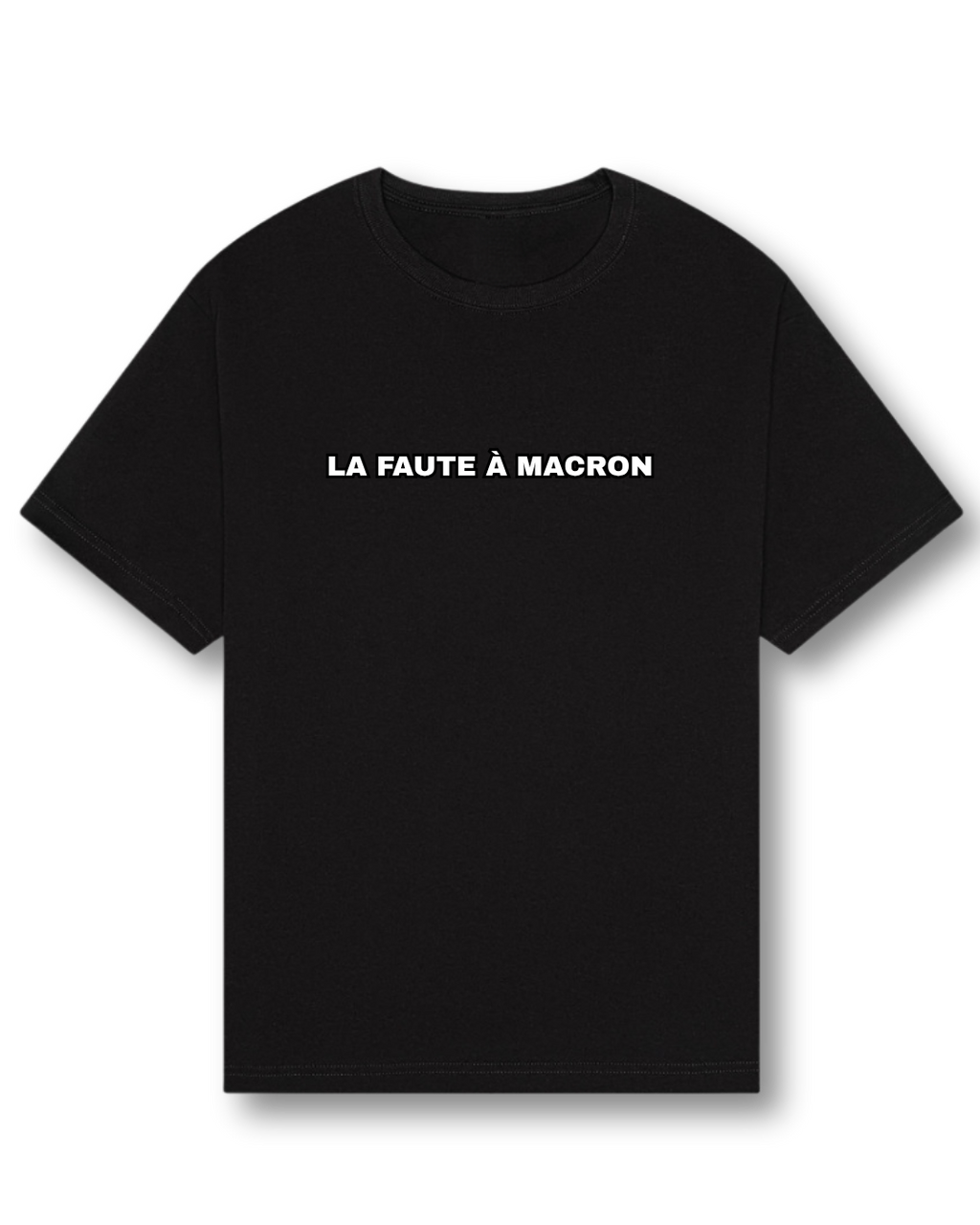 BOX LA FAUTE À MACRON NOIR
