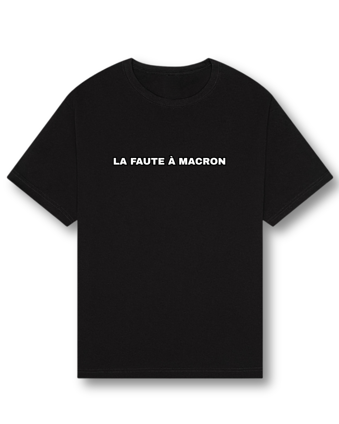 BOX LA FAUTE À MACRON NOIR