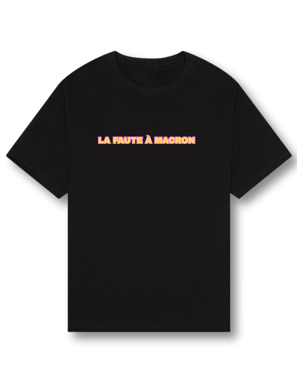 BOX LA FAUTE À MACRON NOIR