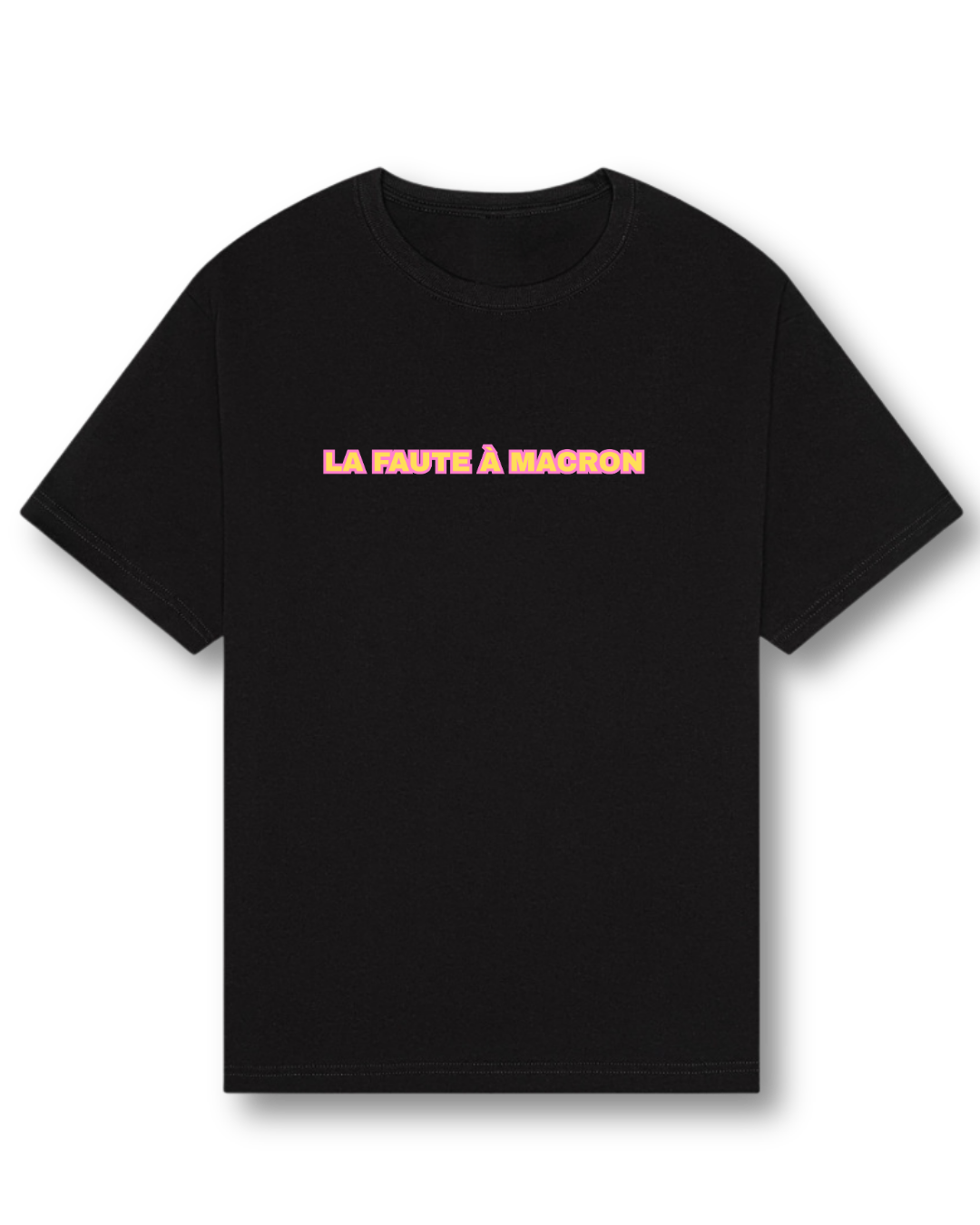 BOX LA FAUTE À MACRON NOIR